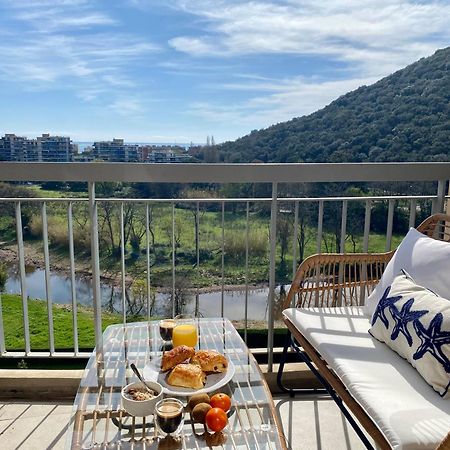 Appartement Luxe Vue Mer Et Collines Avec Piscine มองเดอลิเยอลานาปูล ภายนอก รูปภาพ
